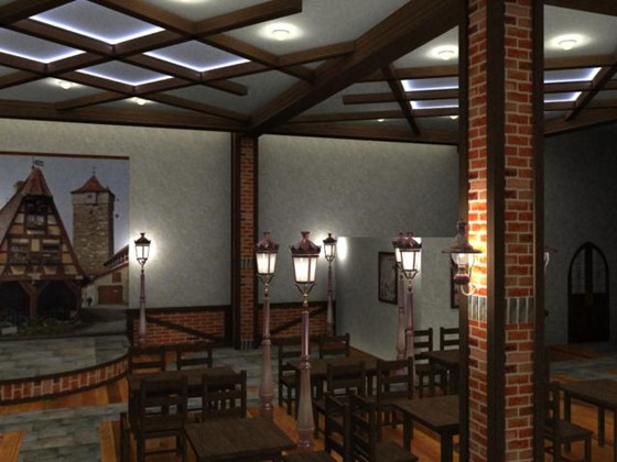 Illustrations: ресторан