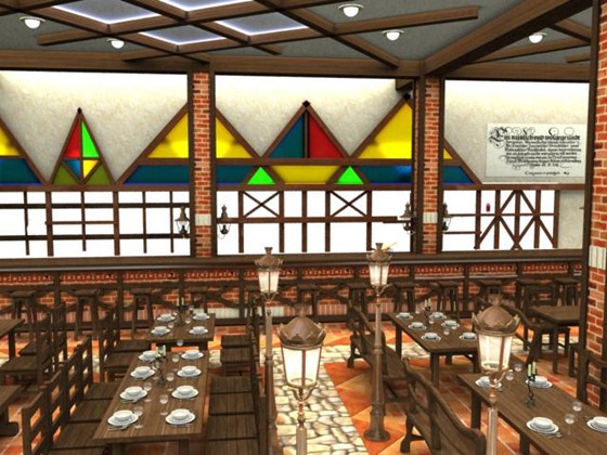 Illustrations: ресторан