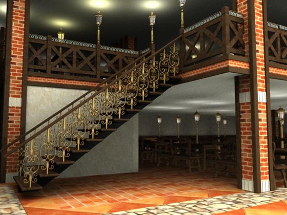 Illustrations: ресторан