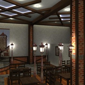 Illustrations: ресторан